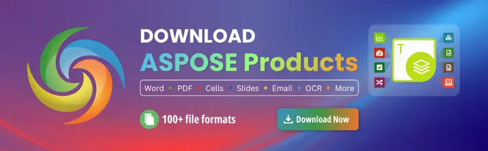 Download Aspose All Products