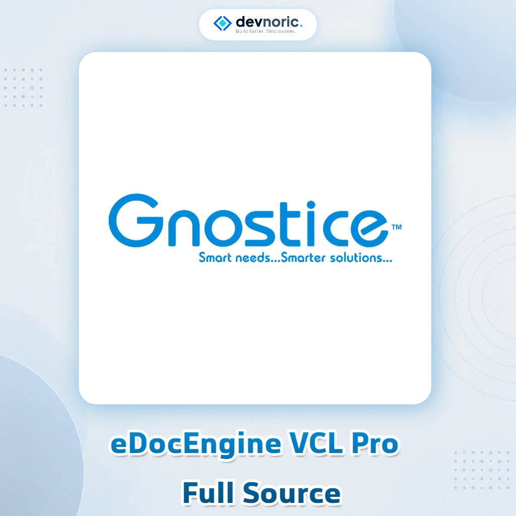 Gnostice eDocEngine VCL Pro Gnostice eDocEngine VCL Pro v5.0.0.95 - Professional Document Generation for Delphi - Image 1
