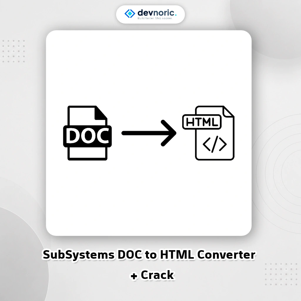 SubSystems DOC to HTML Converter SubSystems DOC to HTML Converter v17.0 - Convert Word Documents to HTML Easily - Image 1